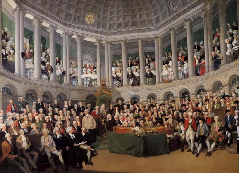 Thomas Pakenham The Irish House fo Commons addressed by Henry Grattan in 1780 during the campaign to force Britain to give Ireland free trade and legislative independ Sweden oil painting art